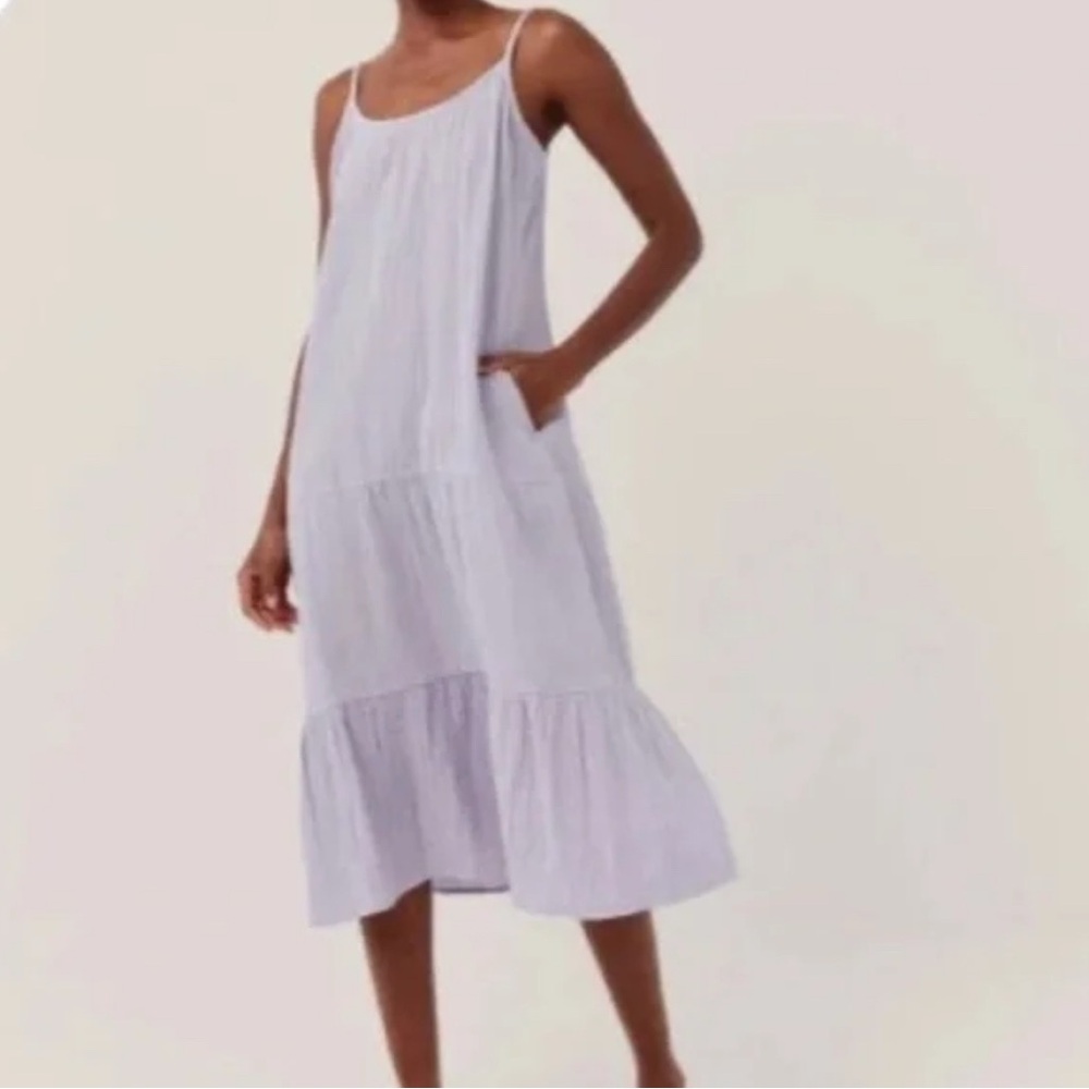 Pact Lilac Maxi Dress